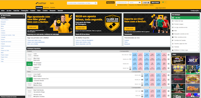 Bilhete aposta esportiva